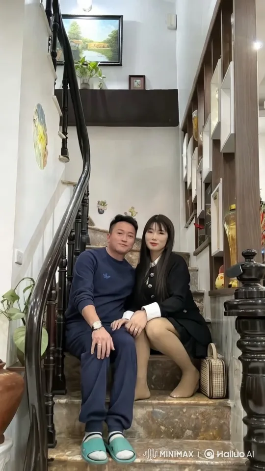 Couple Performs Martial Arts in Cozy Home Setting – AI Generated Video | Hailuo AI