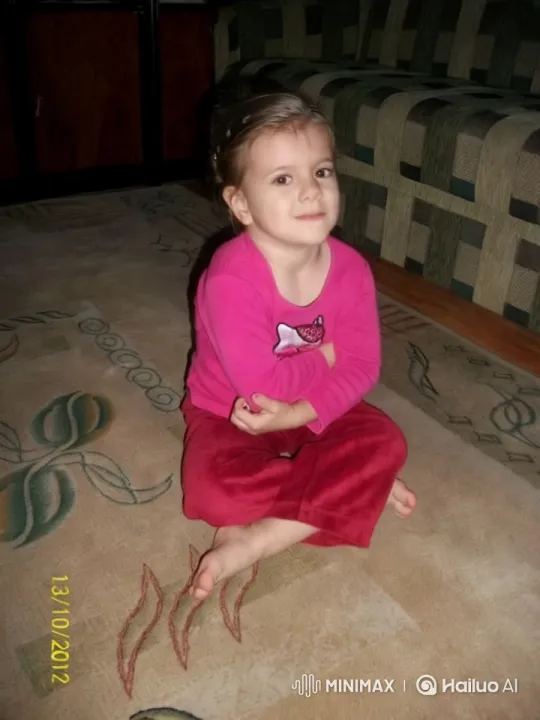 Energetic Dance of a Little Girl in a Cozy Living Room – AI Generated Video | Hailuo AI