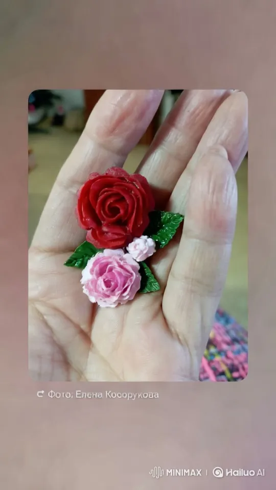 Miniature Rose Transforms into a Realistic Flower – AI Generated Video | Hailuo AI