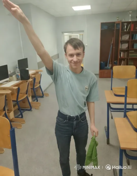 Young Person Runs from Classroom to KFC, Meets Friends – AI Generated Video | Hailuo AI