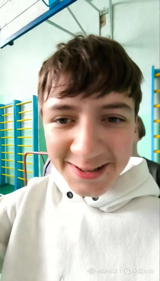 Youthful Athlete in Vibrant Indoor Gym – AI Generated Video | Hailuo AI