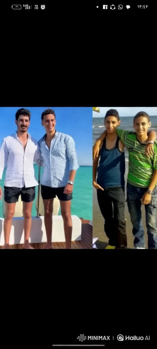 Beach Friendship: Young Men Enjoying Seaside Scenery – AI Generated Video | Hailuo AI
