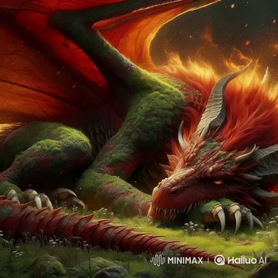 Majestic Dragon in Misty Forest with 360-degree Cinematic Display – AI Generated Video | Hailuo AI