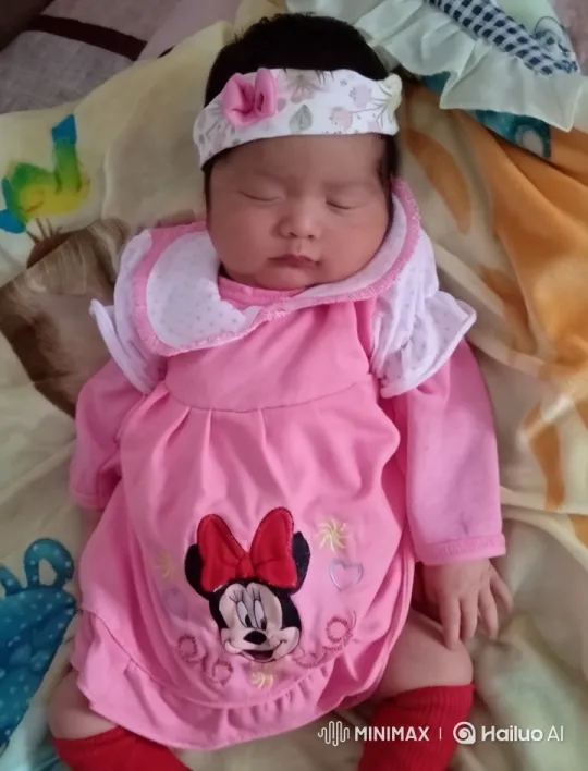 Baby Dancing Joyfully in Pink Minnie Outfit – AI Generated Video | Hailuo AI