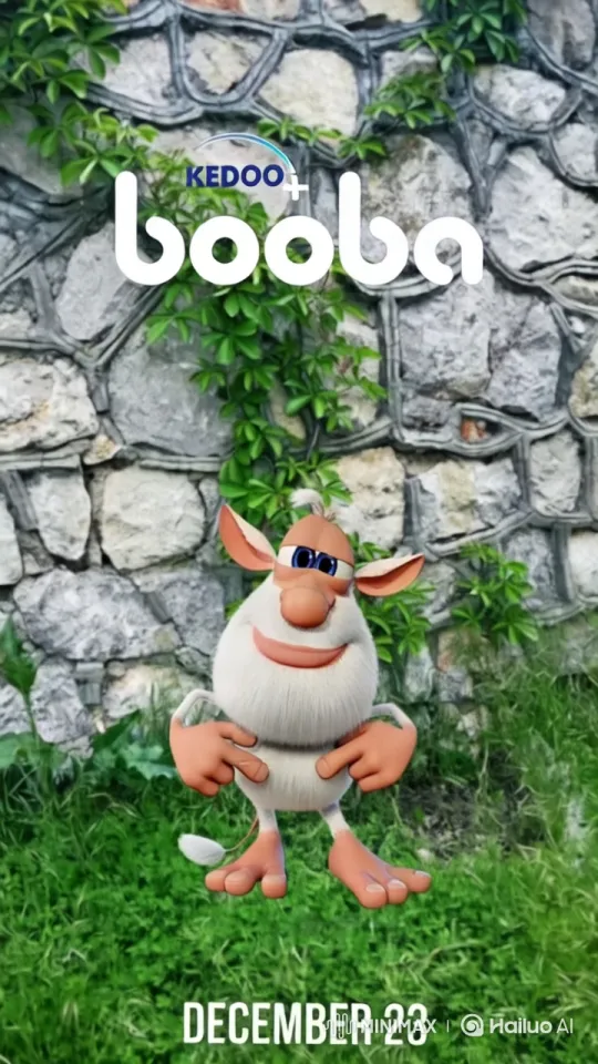 Booba's Cheerful Adventure in a Lush, Vibrant Setting – AI Generated Video | Hailuo AI