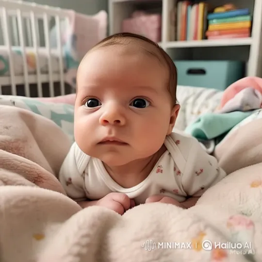 Baby in Cozy Nursery with Gentle Movements – AI Generated Video | Hailuo AI