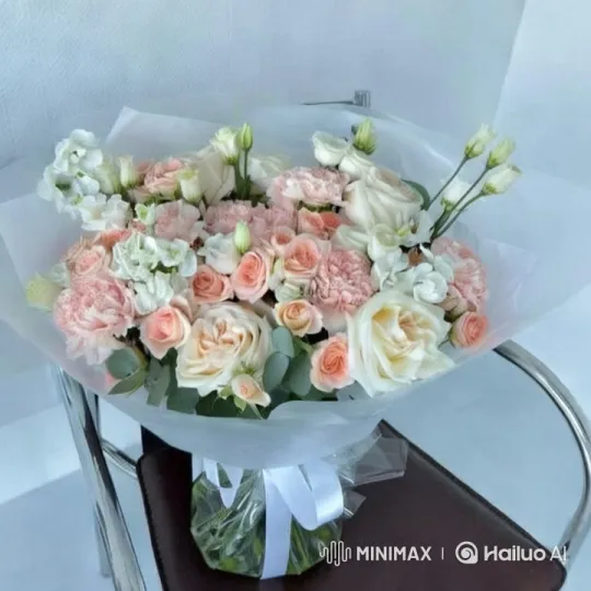 Elegant Flower Arrangement Captures Beauty and Vitality – AI Generated Video | Hailuo AI