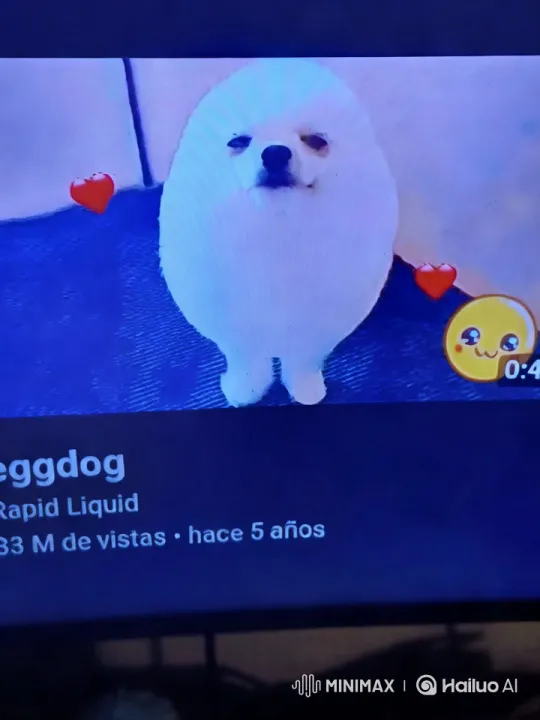 Adorable Egg-Shaped Dog with Playful Emojis – AI Generated Video | Hailuo AI