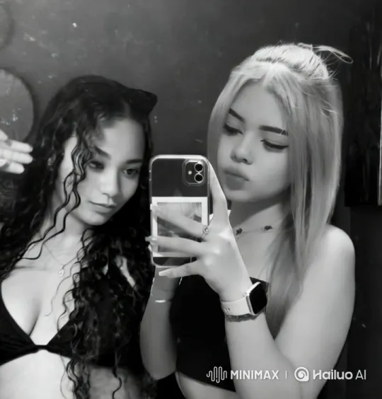 Intimate and Stylish Moment Between Two Girls – AI Generated Video | Hailuo AI
