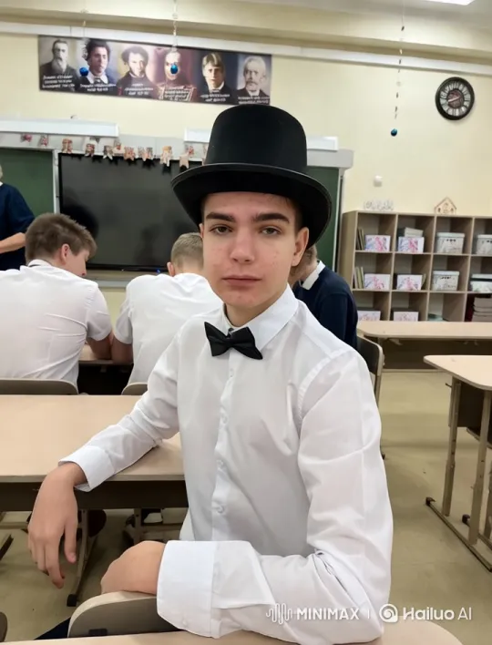 Young Student Enjoying Chakchak in a Classroom Setting – AI Generated Video | Hailuo AI