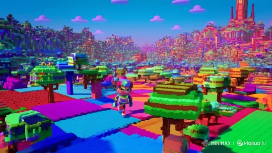 Digital Landscape Exploration with Unique Avatars – AI Generated Video | Hailuo AI