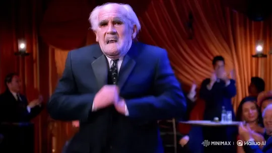 Mafia Boss Disguise Unveiled in Stunning Strip Performance – AI Generated Video | Hailuo AI