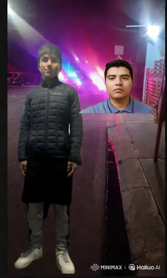 Urban Night: Two Men Embrace Under Police Lights – AI Generated Video | Hailuo AI