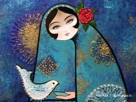 Symbolic Serenity: A Woman Embracing Spring's Essence – AI Generated Video | Hailuo AI