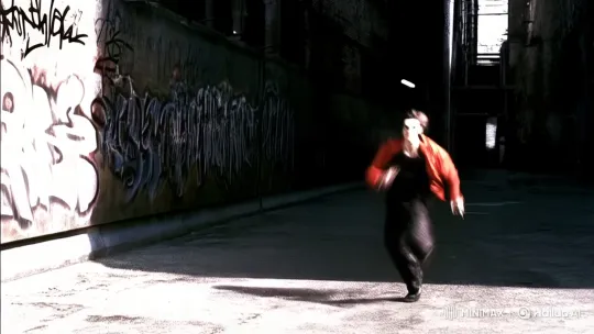 Determined Young Man Sprinting Through Dark Alley – AI Generated Video | Hailuo AI