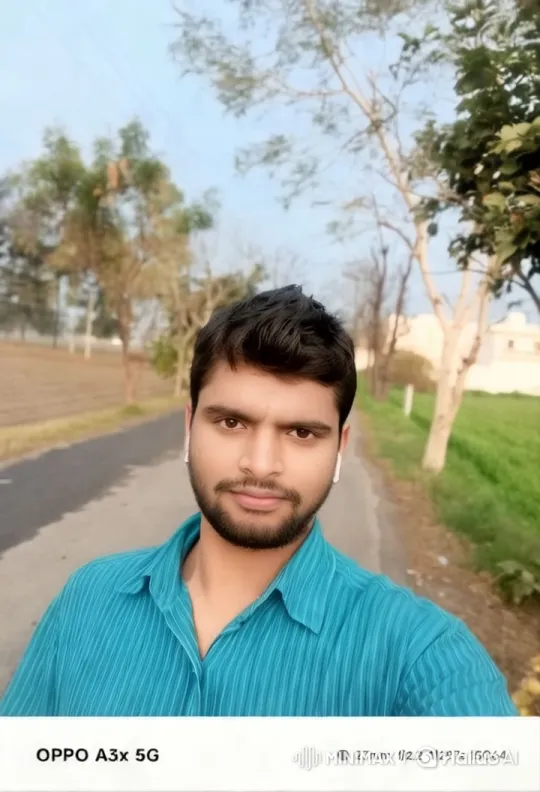 Rural Road: Man in Blue Shirt Amidst Serene Landscape – AI Generated Video | Hailuo AI