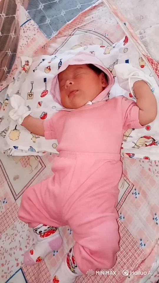 Baby on Colorful Blanket with Delicate Aesthetic – AI Generated Video | Hailuo AI