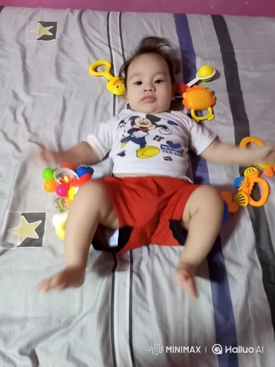 Baby's Playful Kung Fu Dance in Colorful Setting – AI Generated Video | Hailuo AI