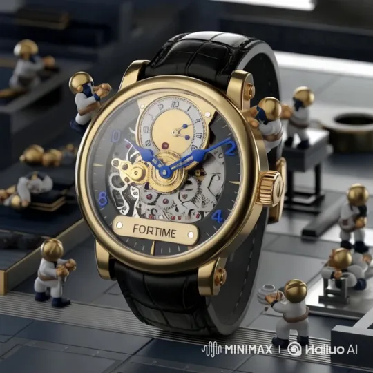 Luxurious Watch Craftsmanship: Precision and Artistry – AI Generated Video | Hailuo AI