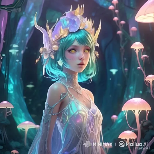 Bollywood Actress Enchants in Ethereal Forest Dance Scene – AI Generated Video | Hailuo AI