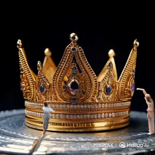 Tiny Jewelers Craft a Majestic Royal Crown – AI Generated Video | Hailuo AI