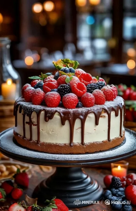 Artistic Explosion of a Decorated Cake – AI Generated Video | Hailuo AI