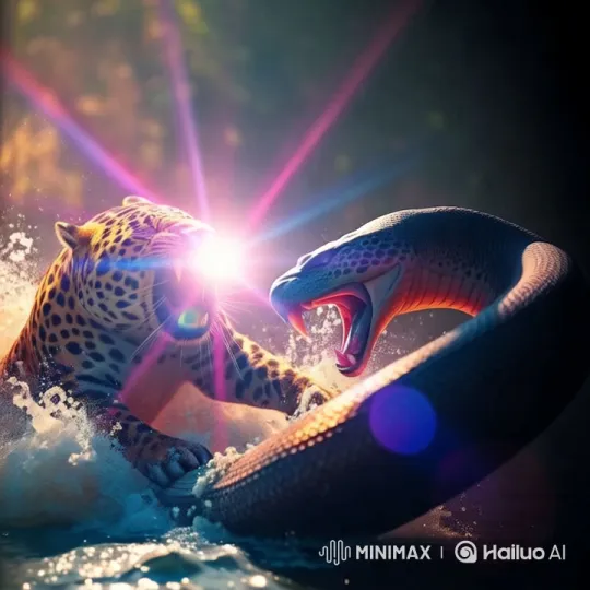Jaguar vs. Anaconda: The Jungle's Deadly Duel – AI Generated Video | Hailuo AI