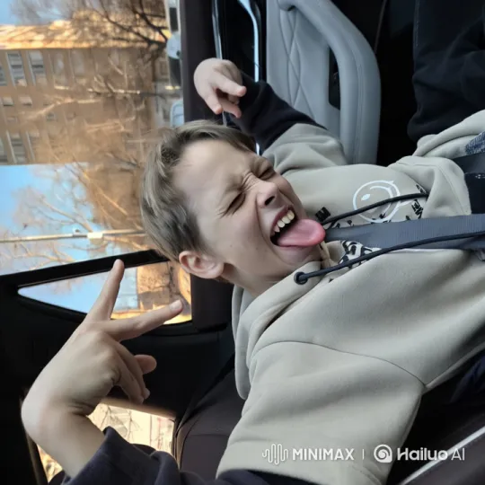 Boy in Car, Surprise Appearance by Mike Tyson – AI Generated Video | Hailuo AI