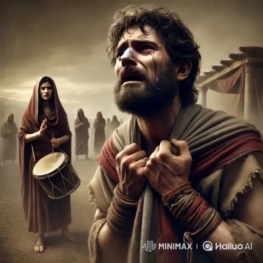 Man in Grief Vows to the Lord Over Daughter – AI Generated Video | Hailuo AI