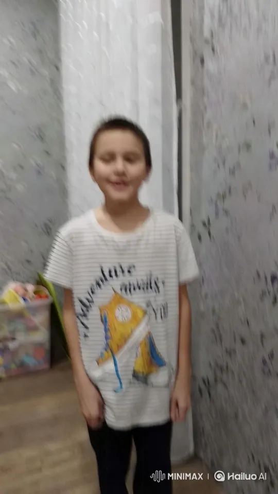 Child Runs from Indoor to Outdoor Towards Store – AI Generated Video | Hailuo AI