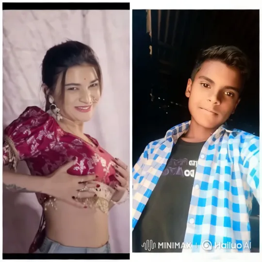 Dual Portrait: Vibrant Woman and Casual Man – AI Generated Video | Hailuo AI
