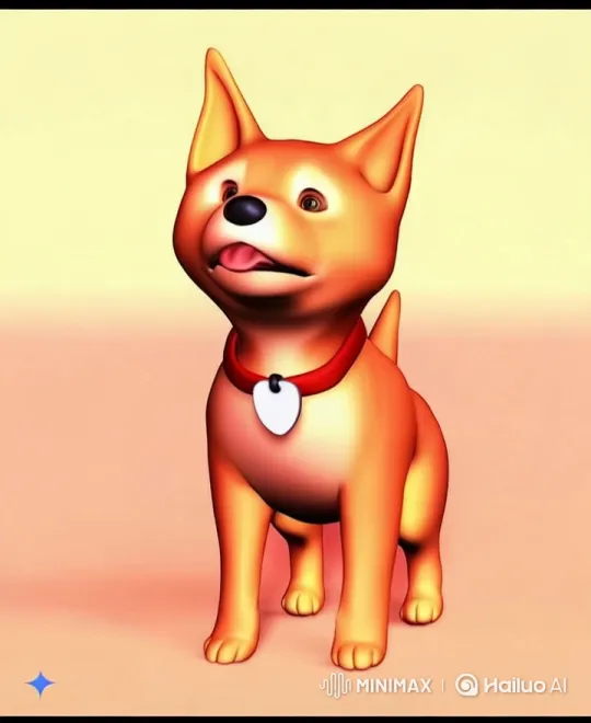 Animated Dog Joyfully Dancing in Live2D Animation – AI Generated Video | Hailuo AI