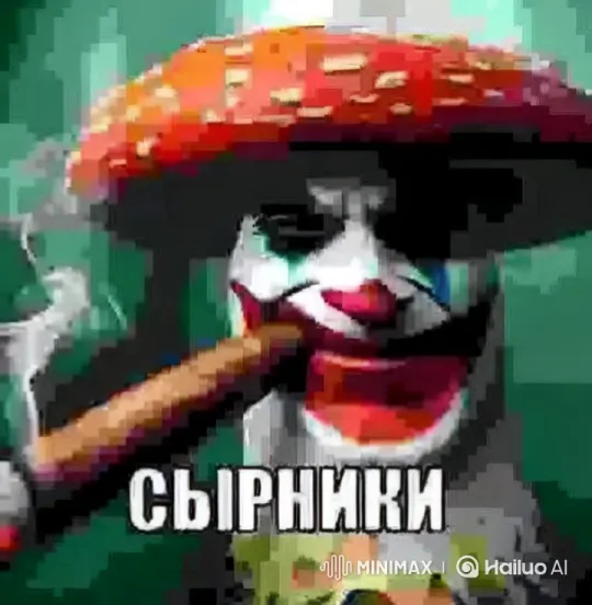 Clown with Mushroom Hat Creates Chaotic Comedy Scene – AI Generated Video | Hailuo AI
