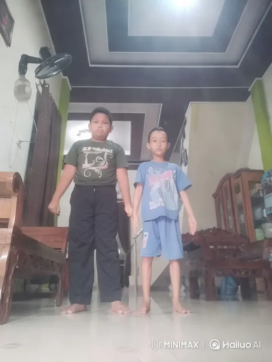 Dynamic Kungfu Display by Two Boys in Modern Setting – AI Generated Video | Hailuo AI