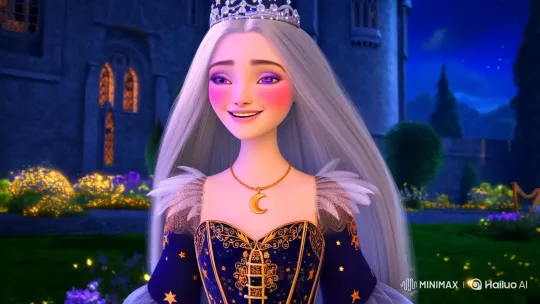 Radiant Gothic Princess in Moonlit Enchantment – AI Generated Video | Hailuo AI