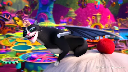 Cait Sith and the Moogle: A Whimsical Fantasy Scene – AI Generated Video | Hailuo AI