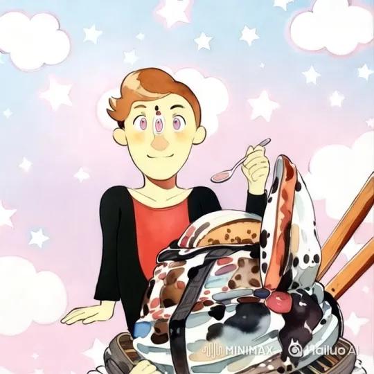 Aesthetic Close-Up of a Whimsical Dessert Experience – AI Generated Video | Hailuo AI