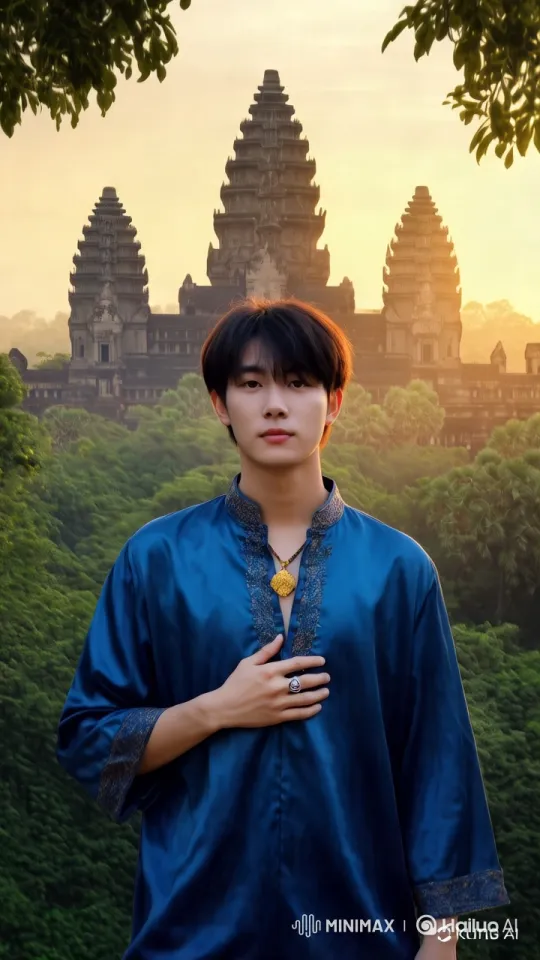 Angkor Wat Sunrise: A Majestic Morning Panorama – AI Generated Video | Hailuo AI