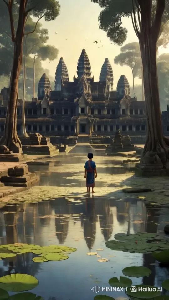 Title: "Arun's Joyful Journey at Angkor Wat" – AI Generated Video | Hailuo AI