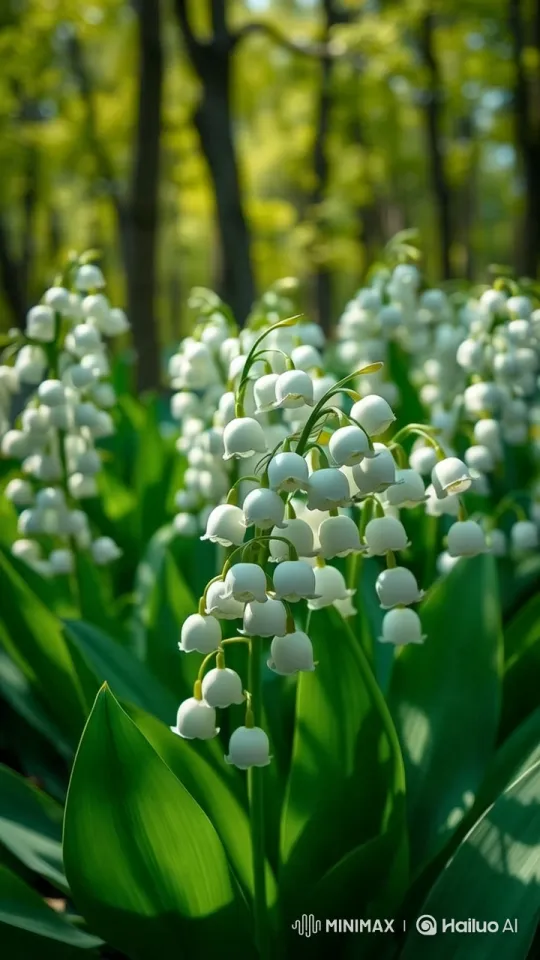 Enchanted Forest: Golden Hour's Floral Serenity – AI Generated Video | Hailuo AI