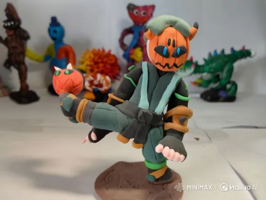 Claymation Characters Engage in Intense AK-47 Shootout – AI Generated Video | Hailuo AI