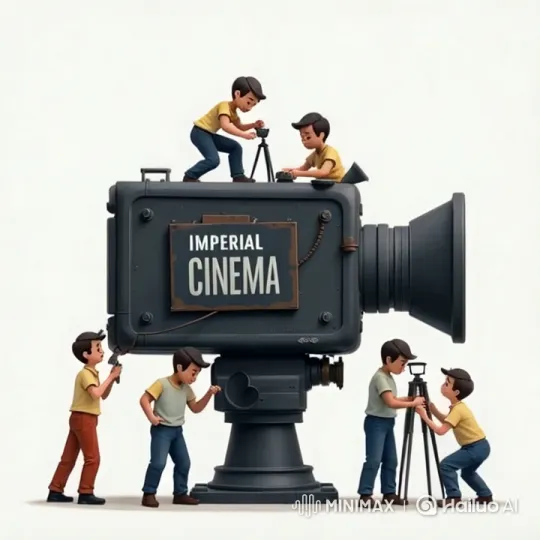 Vintage Camera Setup with Animated Characters – AI Generated Video | Hailuo AI