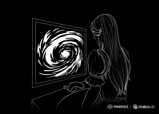 Mesmerizing Whirlpool Animation Captivates in Static Frame – AI Generated Video | Hailuo AI