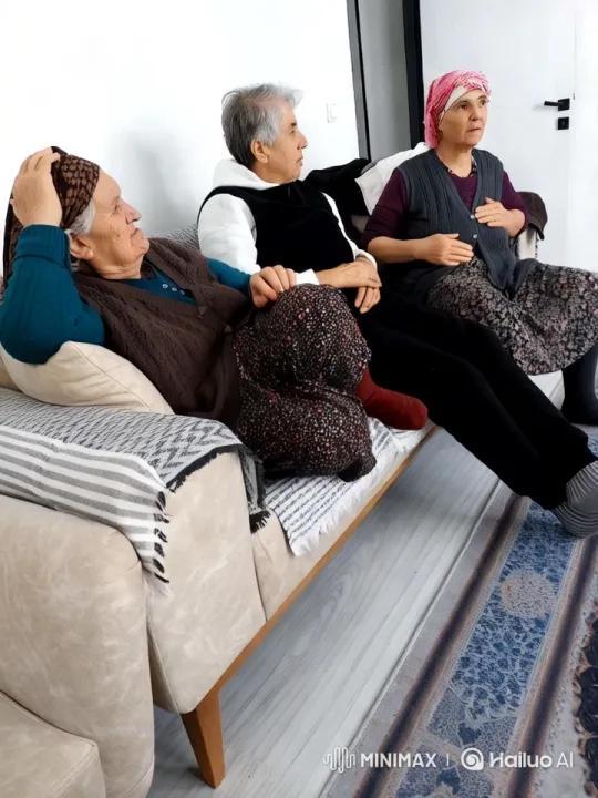 Elderly Women's Bond Captured in Intimate Moment – AI Generated Video | Hailuo AI