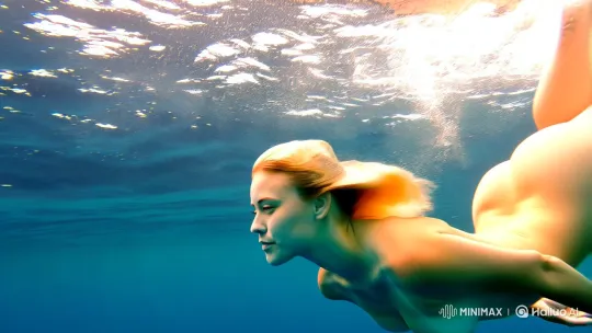 Diver Meets Blue Whale in Dreamy Underwater Encounter – AI Generated Video | Hailuo AI