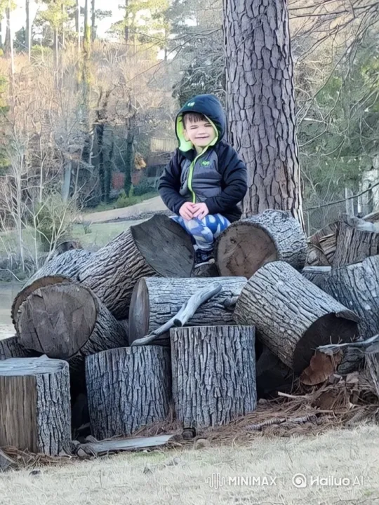 Child Enacts Joyful Dance and Kungfu Moves in Forest – AI Generated Video | Hailuo AI