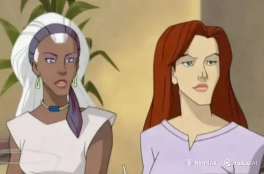 Jean Grey and Ororo Munroe Share Intimate Kiss – AI Generated Video | Hailuo AI