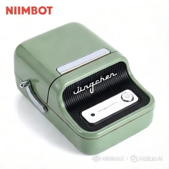 Mini Label Printer: Compact, Wireless, Quick Printing for Organizing – AI Generated Video | Hailuo AI