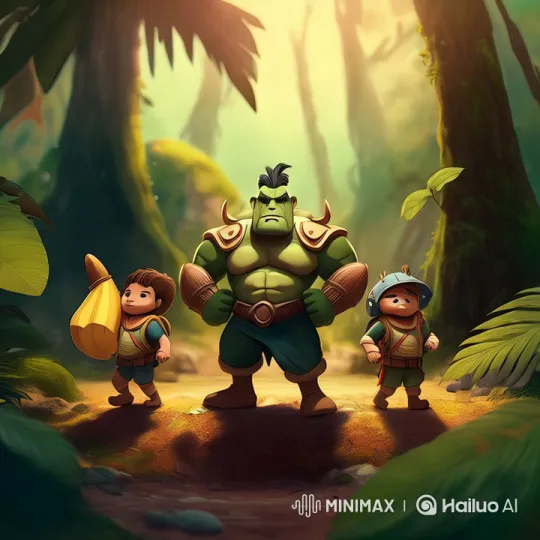 Mini Marvels Embark on Jungle Adventure – AI Generated Video | Hailuo AI