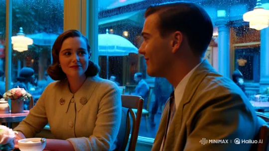 Vintage Café: Intimate Nostalgia and Melancholic Warmth – AI Generated Video | Hailuo AI